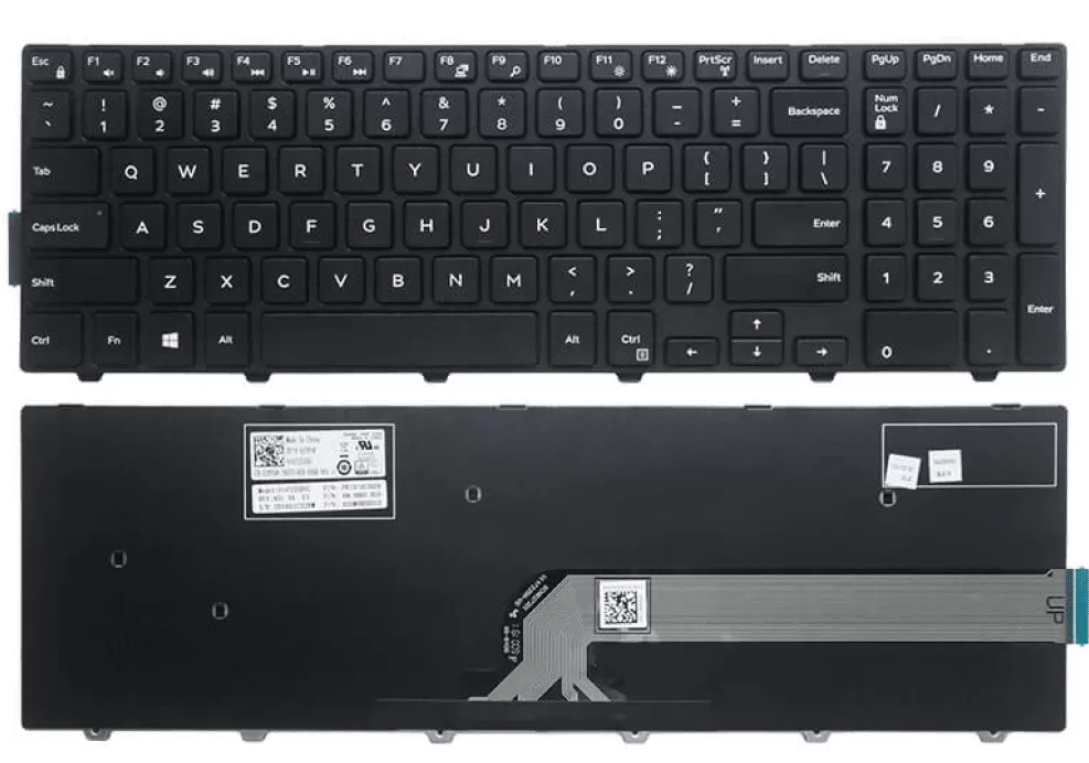 Keyboard for dell inspiron 15 3000 5000 series laptops (models 3541, 3542, 3543)