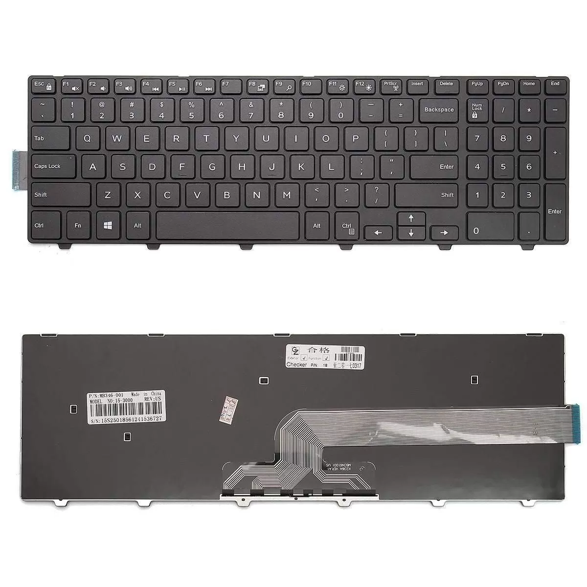 Keyboard for dell inspiron 5558 laptop