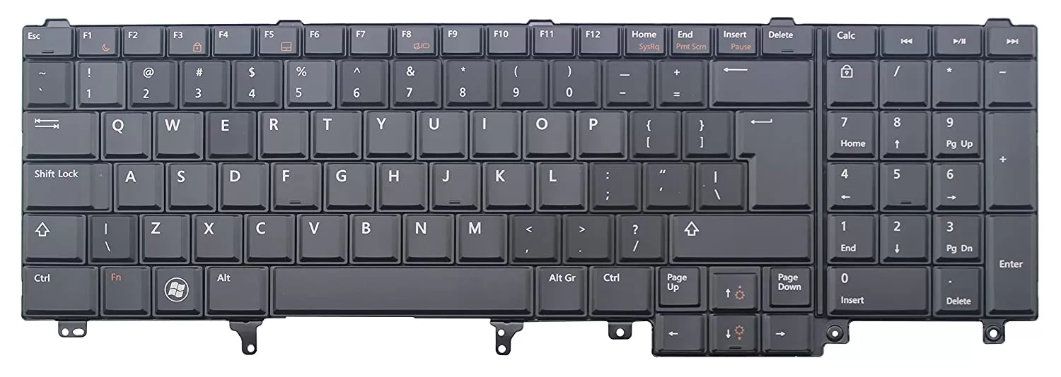 Keyboard for dell latitude 5520 laptop