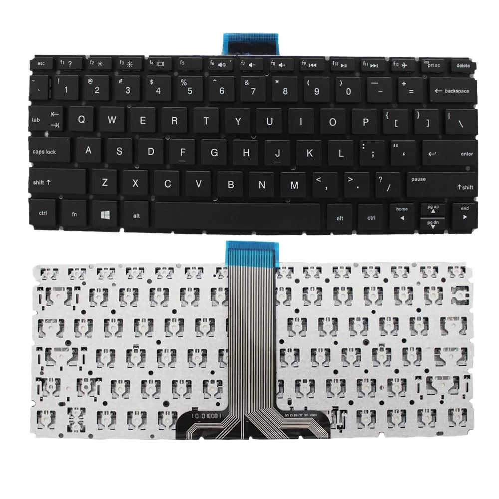 Keyboard for hp pavilion x360 laptops models 11-u, 11-ab, 11-k, m1-u001dx