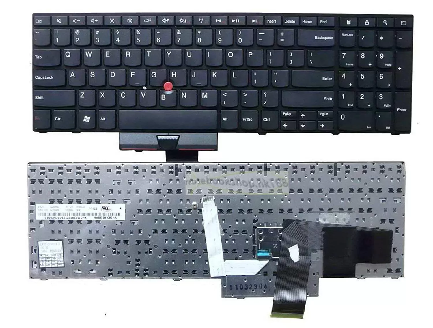Keyboard for lenovo e520, e520s, and e525 laptops