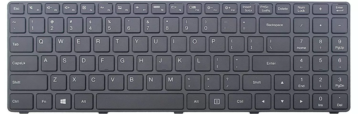 Keyboard for lenovo ideapad 100-15ibd laptop