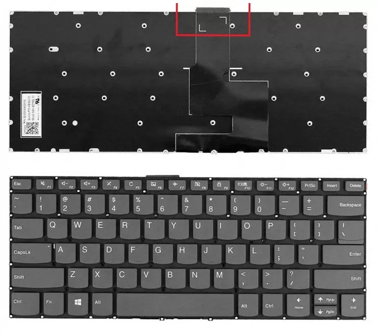 Keyboard for lenovo ideapad 330-14ast, 320s-14, 330-14igm, 330-14ikb, v330-14isk, v330-14ikb, v130-14ikb, 3-14ada05, 14are05, 14iil05, and 14iml05 laptops
