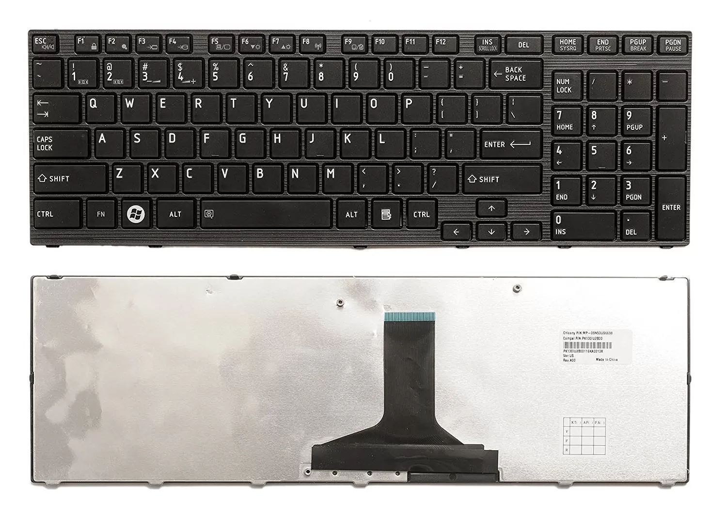 Keyboard for satellite p750 series laptop compatibility