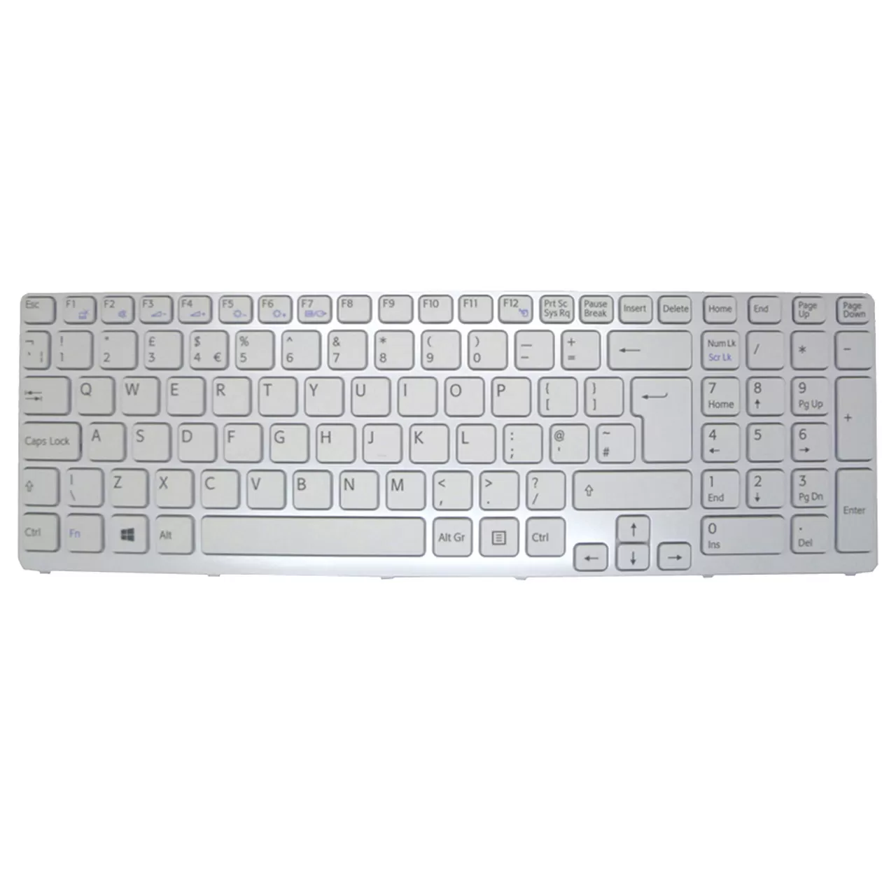 Keyboard for sony vaio sve151 sve-151 sve15 sve-15 laptop