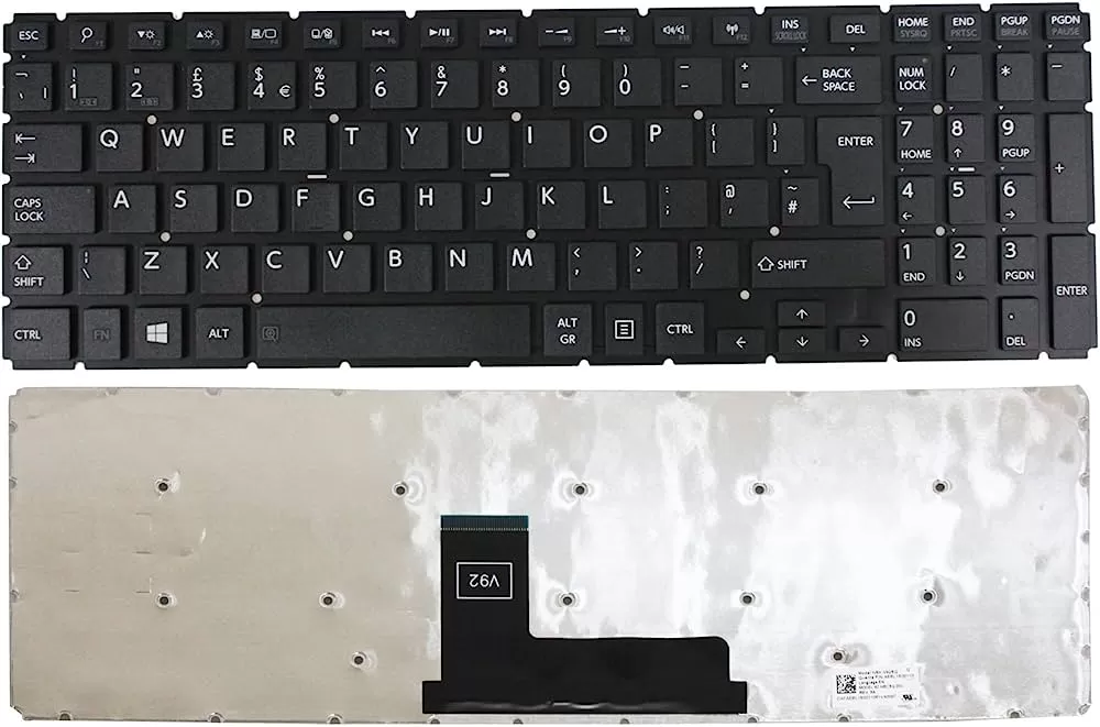 Keyboard for toshiba satellite l50-b1157 laptop