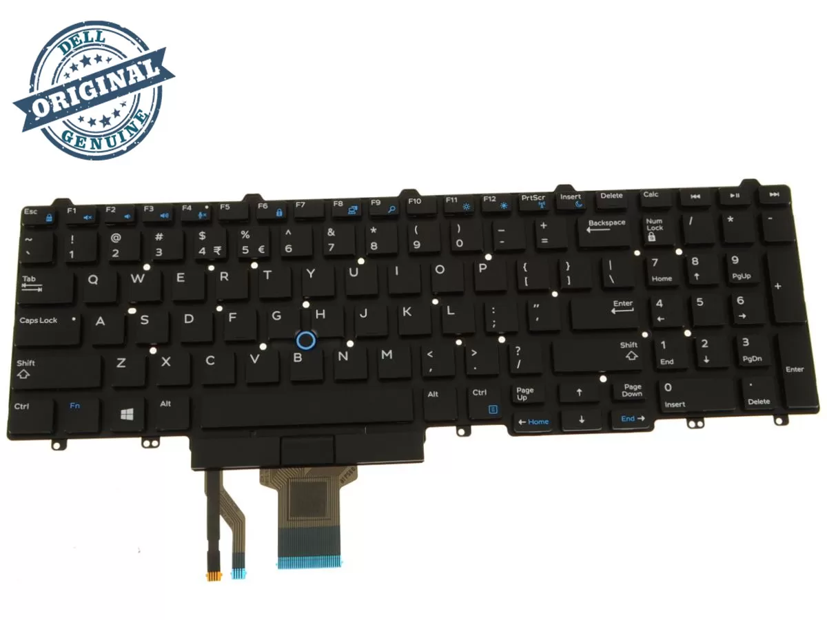 Keyboard kxxpv 0kxxpv for dell latitude e5550, 5591, 5580 and precision 15 3510, 7510, 7710, 7720 laptops