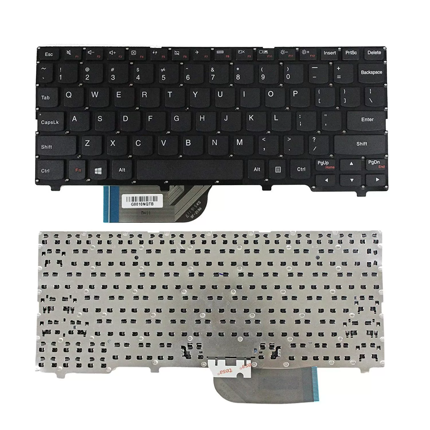 Keyboard replacement for lenovo ideapad 100s laptop
