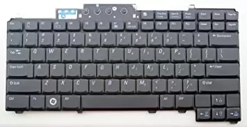 Laptop keyboard for dell latitude d620, d630, d631, d820, d830, m65, m2300, and m4300 models