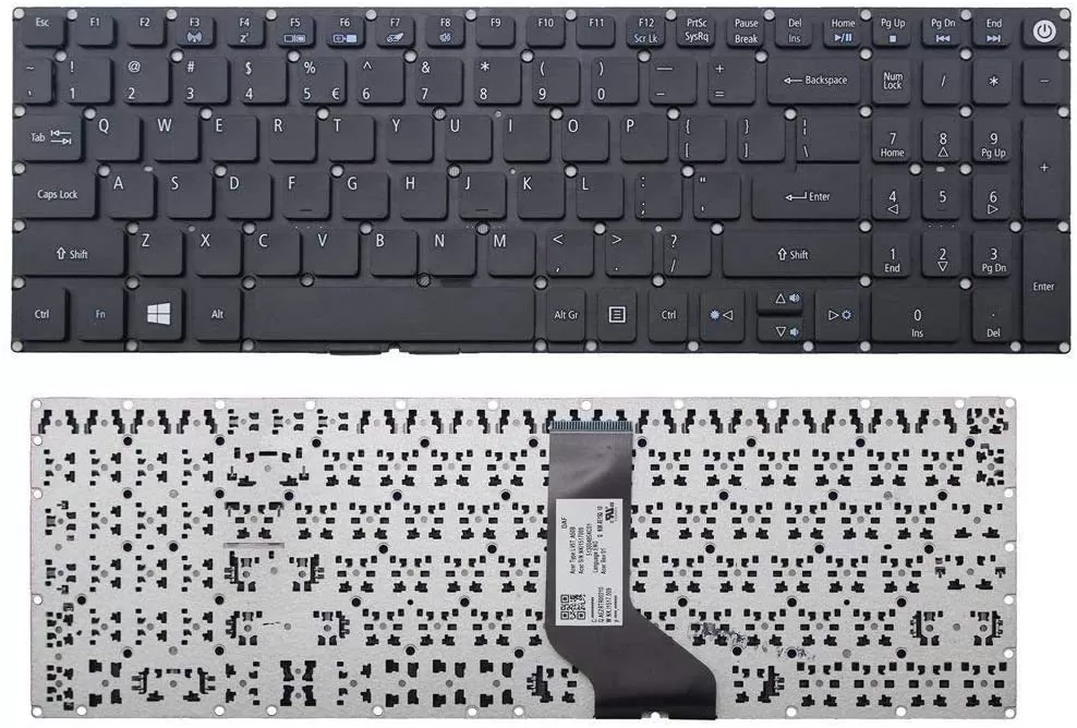 Replacement keyboard for acer aspire 5 a517-51g-50hn / 50vd laptop
