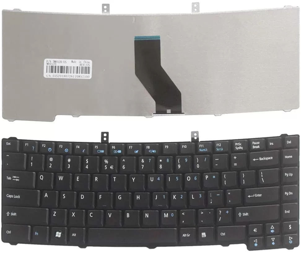 Replacement keyboard for acer travelmate 4720/6025/602g16mi/6117 laptops