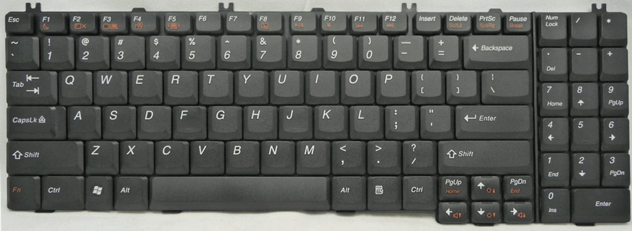 Replacement keyboard for lenovo g series g455 laptop