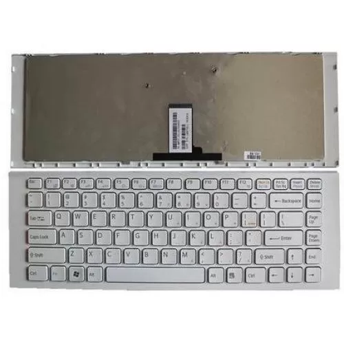 Silver keyboard for sony vaio sb series
