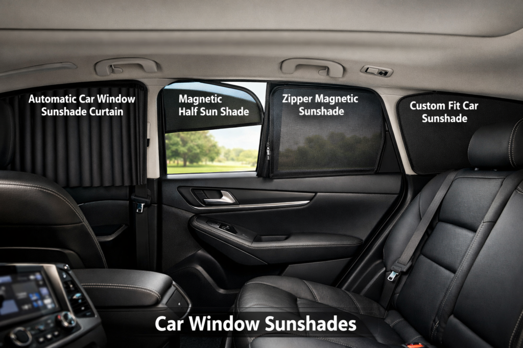 Car window sunshades