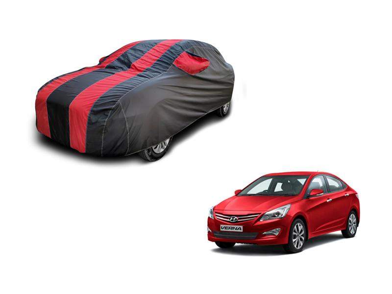 Hyundai verna fluidic double colour lining car body cover