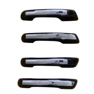 Cnleague Black with Chrome Door Handle Cover for Hyundai 2019-25