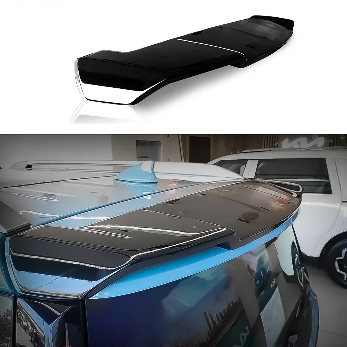 Galio rear roof spoiler for kia syros 2025 onwards