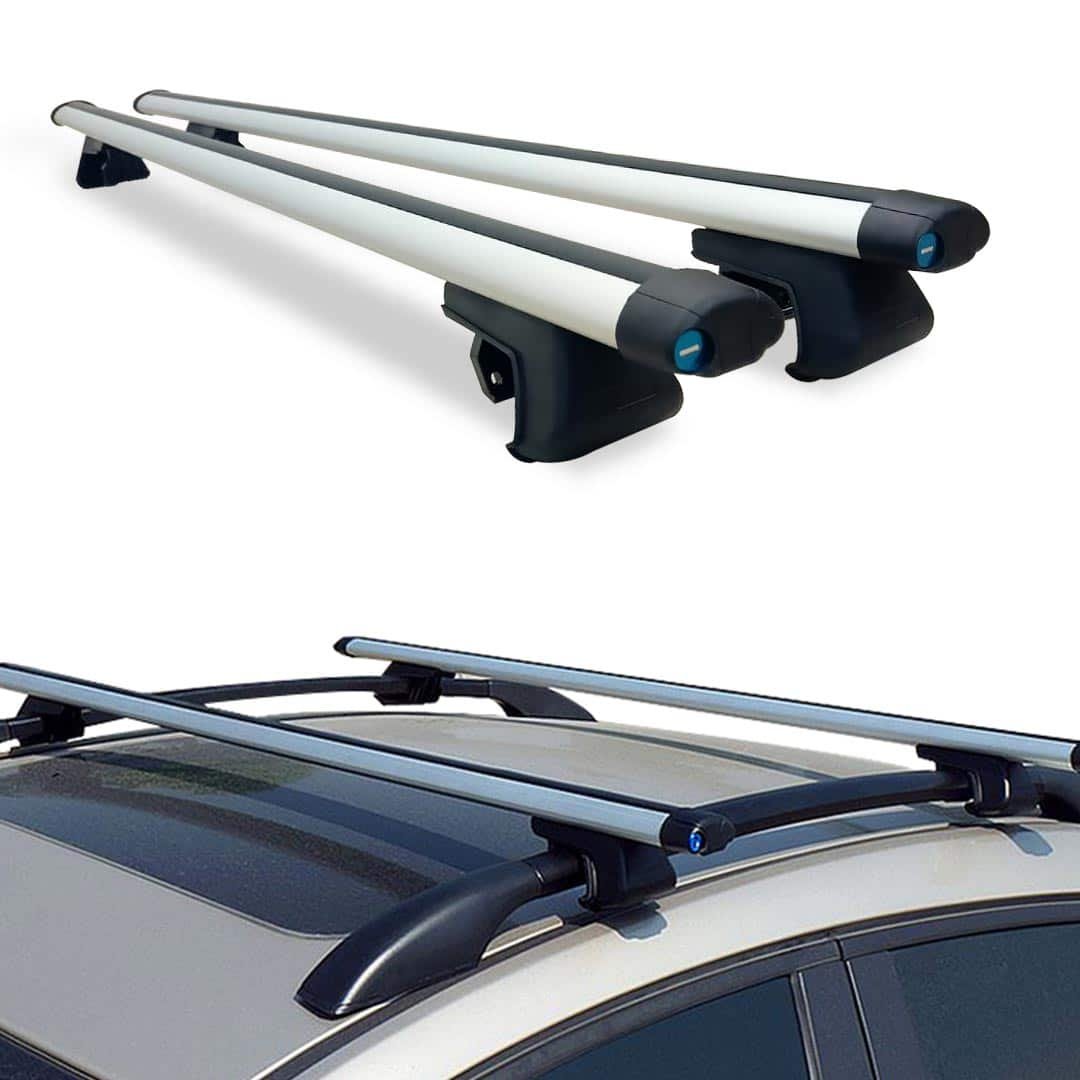 Universal roof cross bars - silver