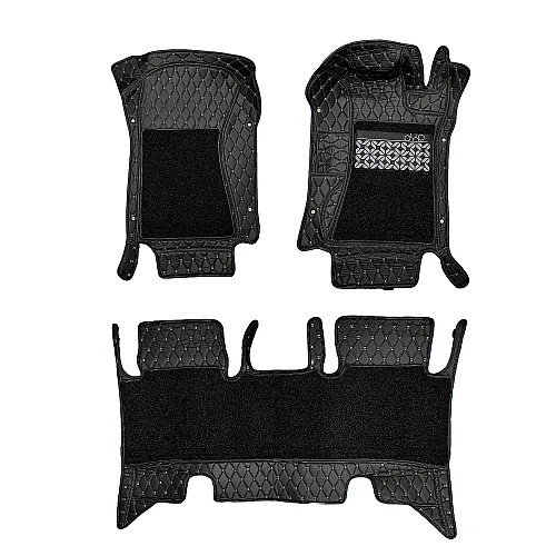 7d car floor mats for bmw x1 - black color