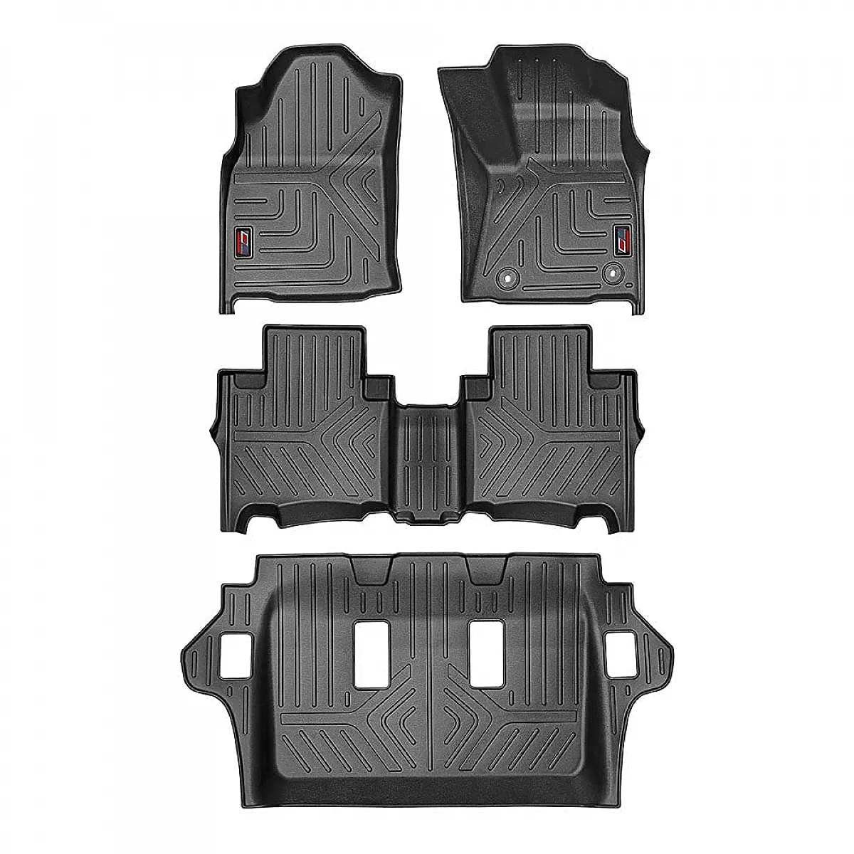 Gfx floor mat for toyota new fortuner, legender, crysta - manual transmission