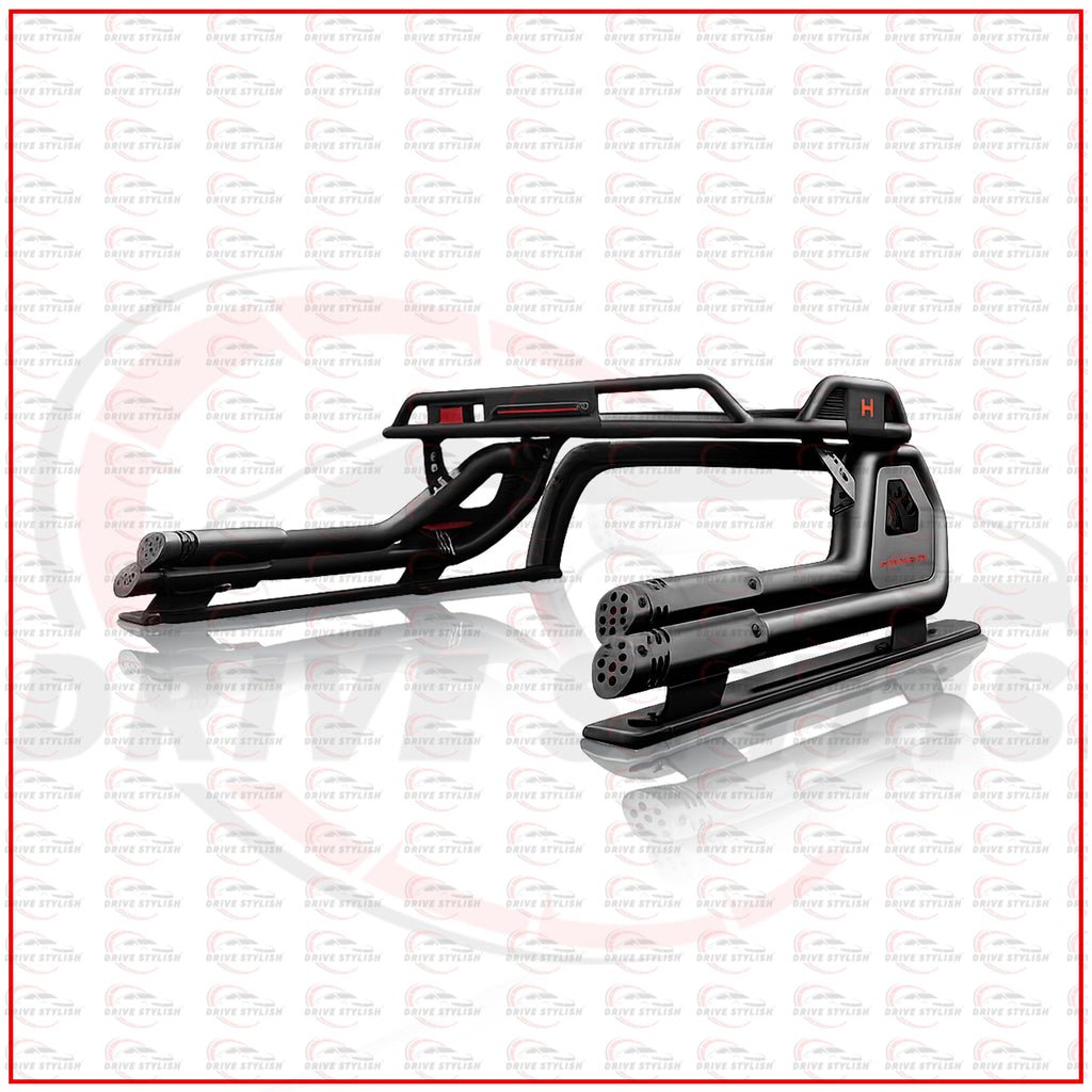 Isuzu d-max hamer roll bar with lunar carrier
