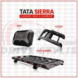 Tata Sierra Roof Ladder, Box, and Carrier Kit