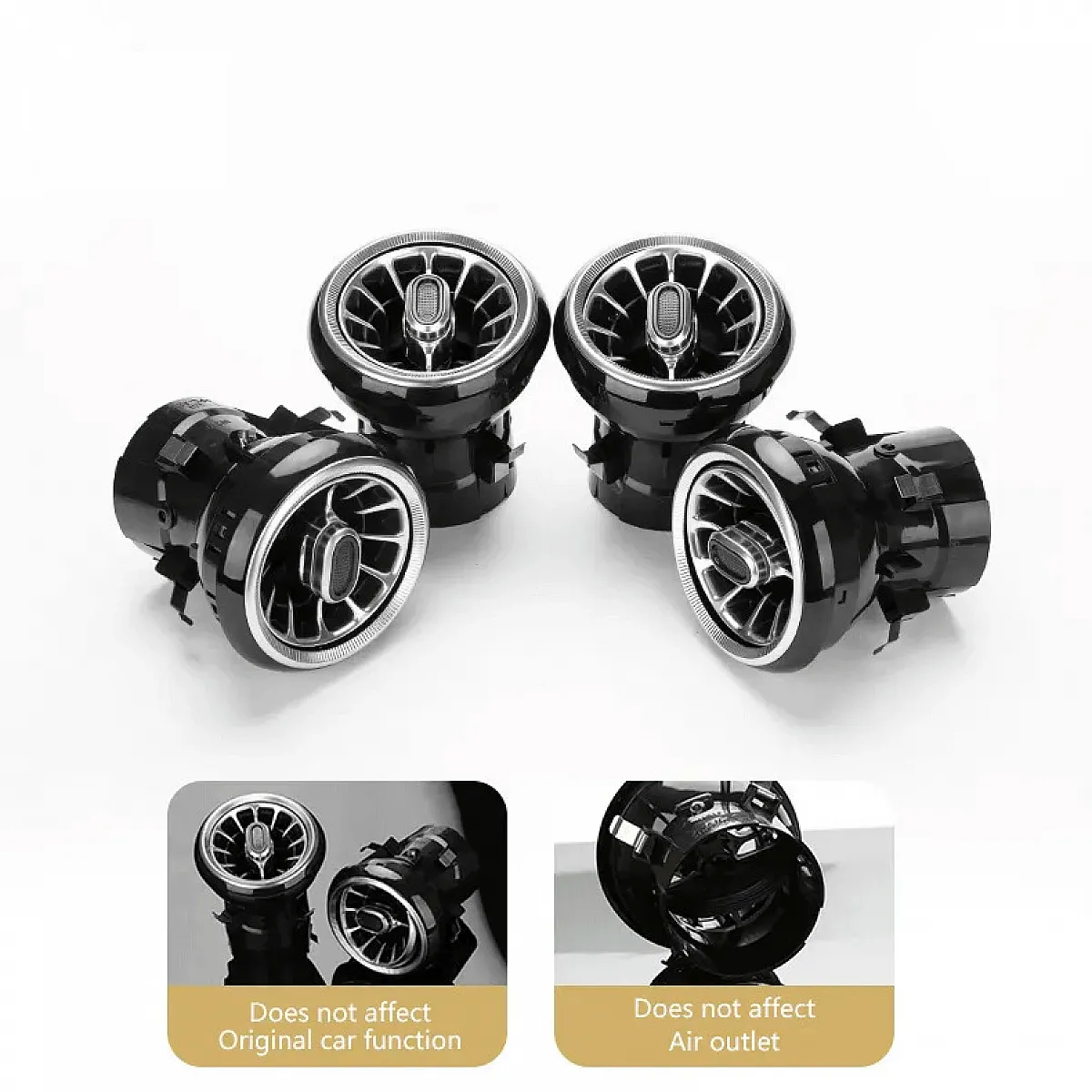 Cardi k3 ac vent turbine with led ambient light & foot light for mahindra thar, thar roxx & thar og