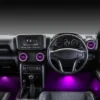 CARDI K3 AC Vent Turbine with LED Ambient Light & Foot Light for Mahindra Thar, Thar Roxx & Thar OG